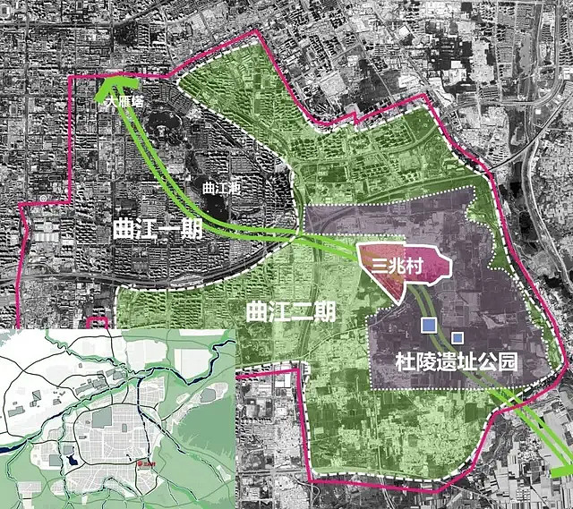 曲江二期最新规划范围，塑造城市新面貌，激发区域新活力