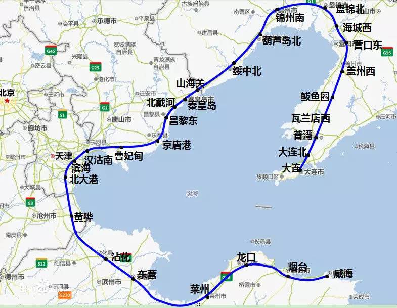 京唐高铁最新线路图，连接繁荣与未来的纽带