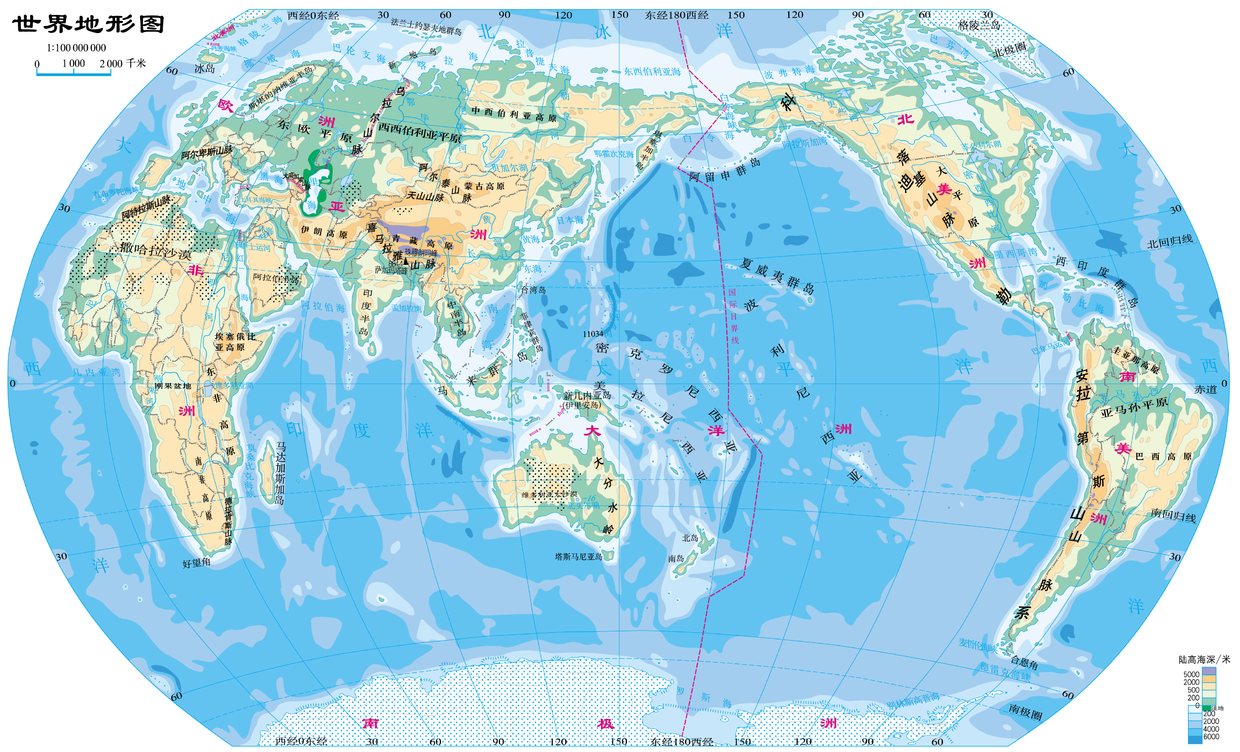 世界地图2022年高清最新版，揭示全球地理新面貌